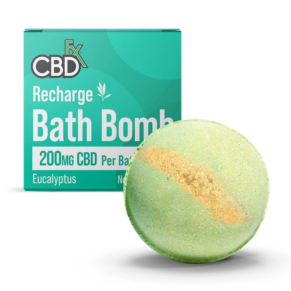 CBDFx | Bath Bomb | Eucalyptus | 200 mg